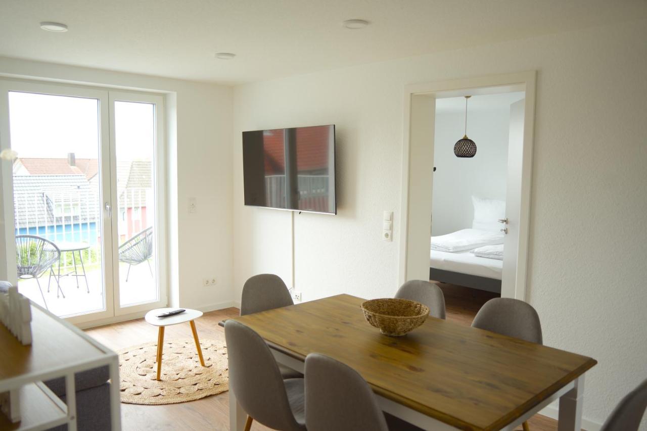 Exklusive Neubauwohnung Mit Wundervoller Aussicht Naehe Europapark Und Rulantica Burgheim Exteriör bild